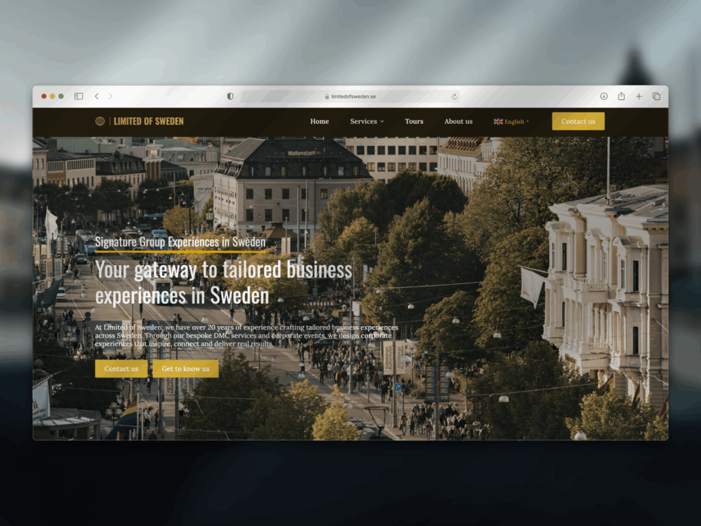 Limited of Sweden Case Hemsida